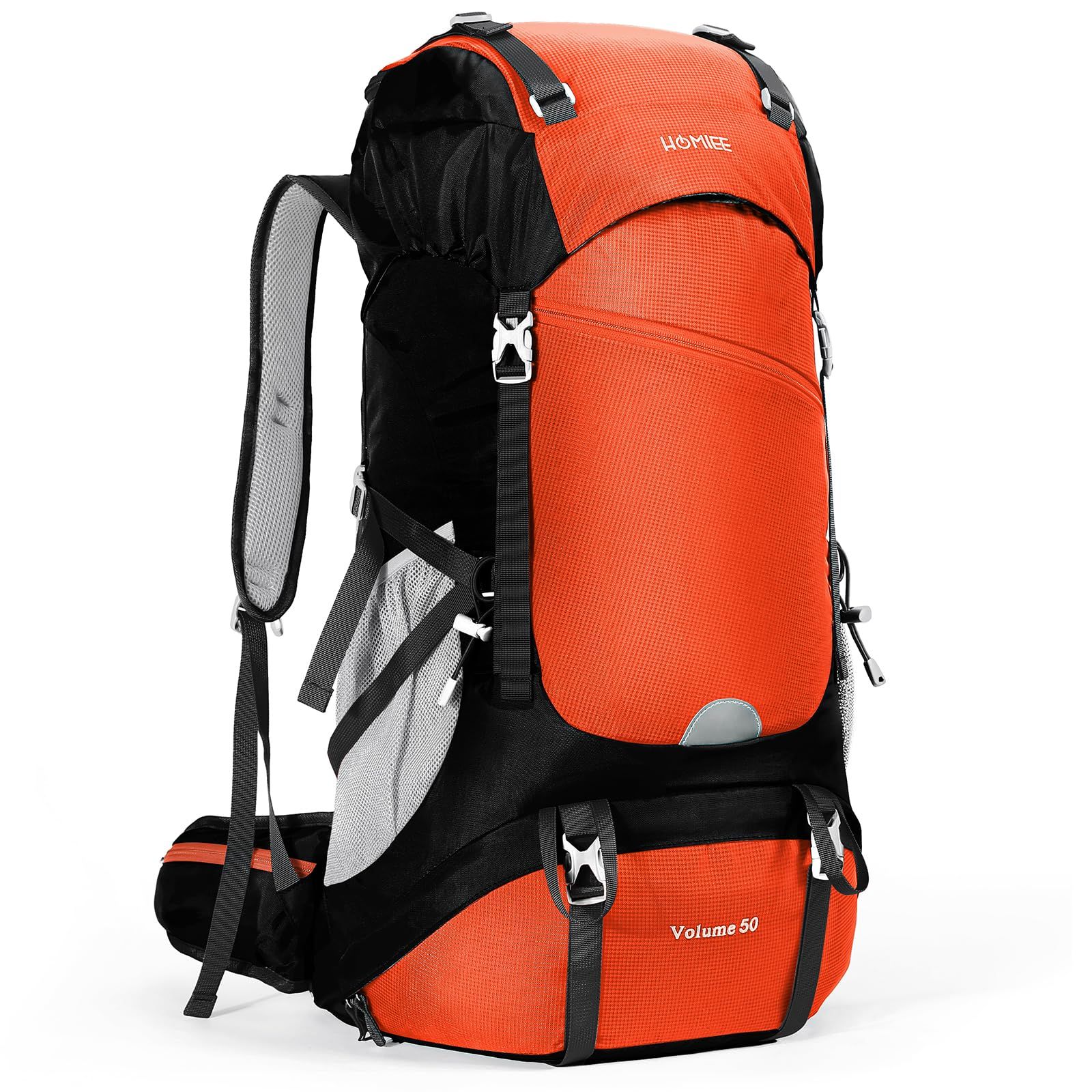 [HOMIEE] リュック 登山 50L アウトドア バッグ バックパック ザック 大容量 防水 ハイドレーション レインカバー付き 多機能 超軽量 収納性 登山用リュックサック ハイキング アウトドア 防災 キャンプ 旅行 花見 遠足 父の 381e4350