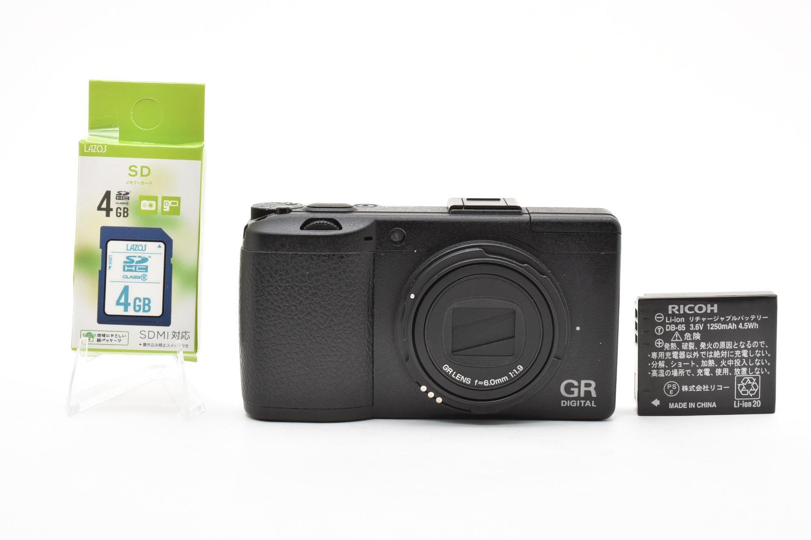 ☆美品☆ 《ショット数 10973回》 リコー RICOH GR DIGITAL III 《SD