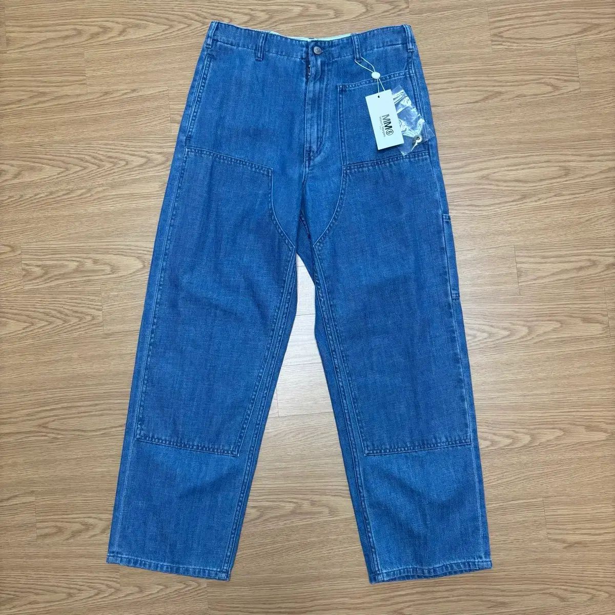 新品/31 MM6 Maison Margiela ダブルニー デニムパンツ