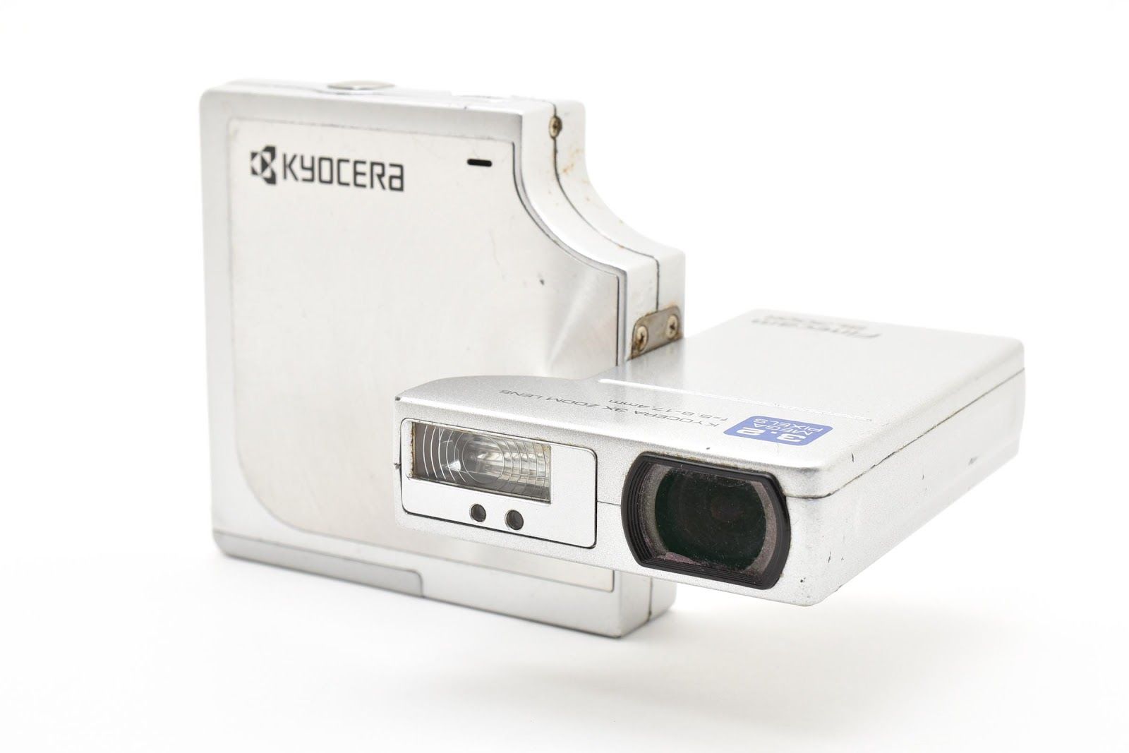 ☆訳あり品大特価☆ 京セラ KYOCERA FINECAM SL300R シルバー デジタル