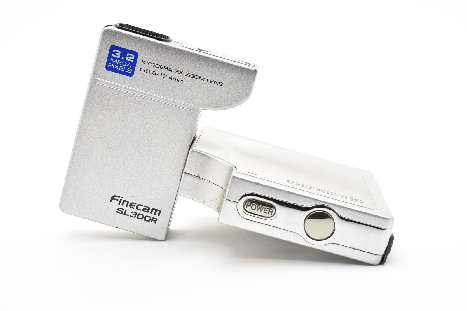 ☆訳あり品大特価☆ 京セラ KYOCERA FINECAM SL300R シルバー デジタル