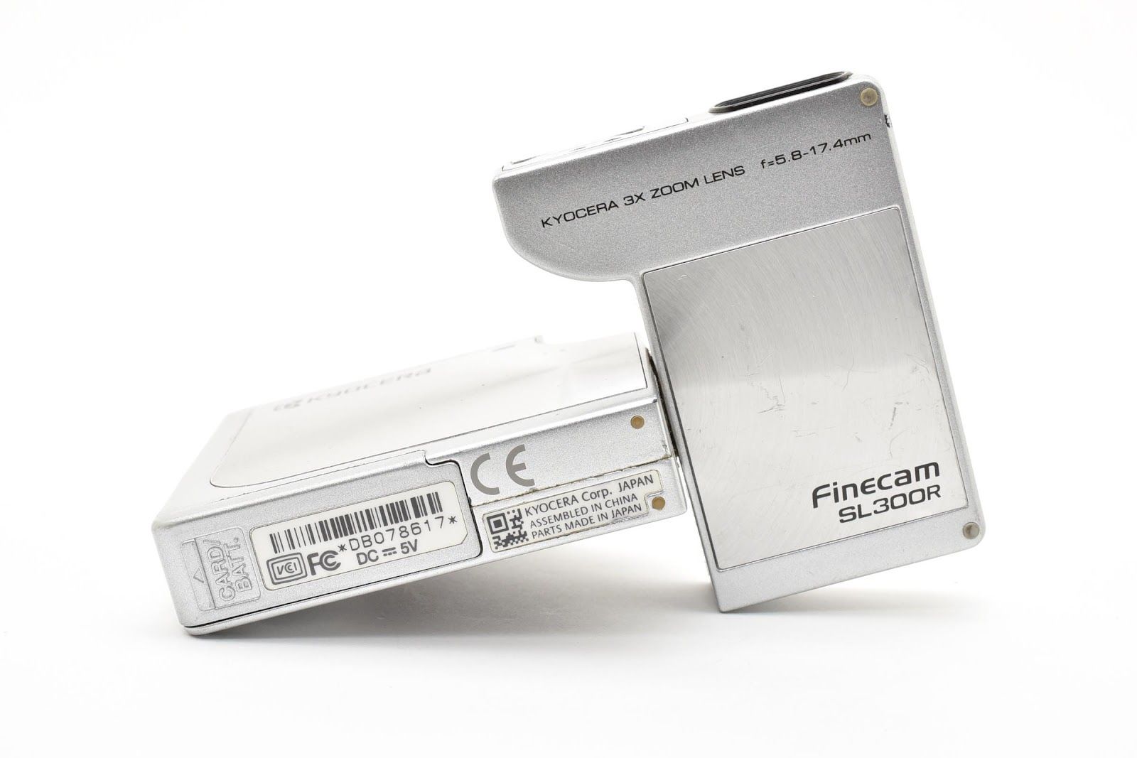 ☆訳あり品大特価☆ 京セラ KYOCERA FINECAM SL300R シルバー デジタル