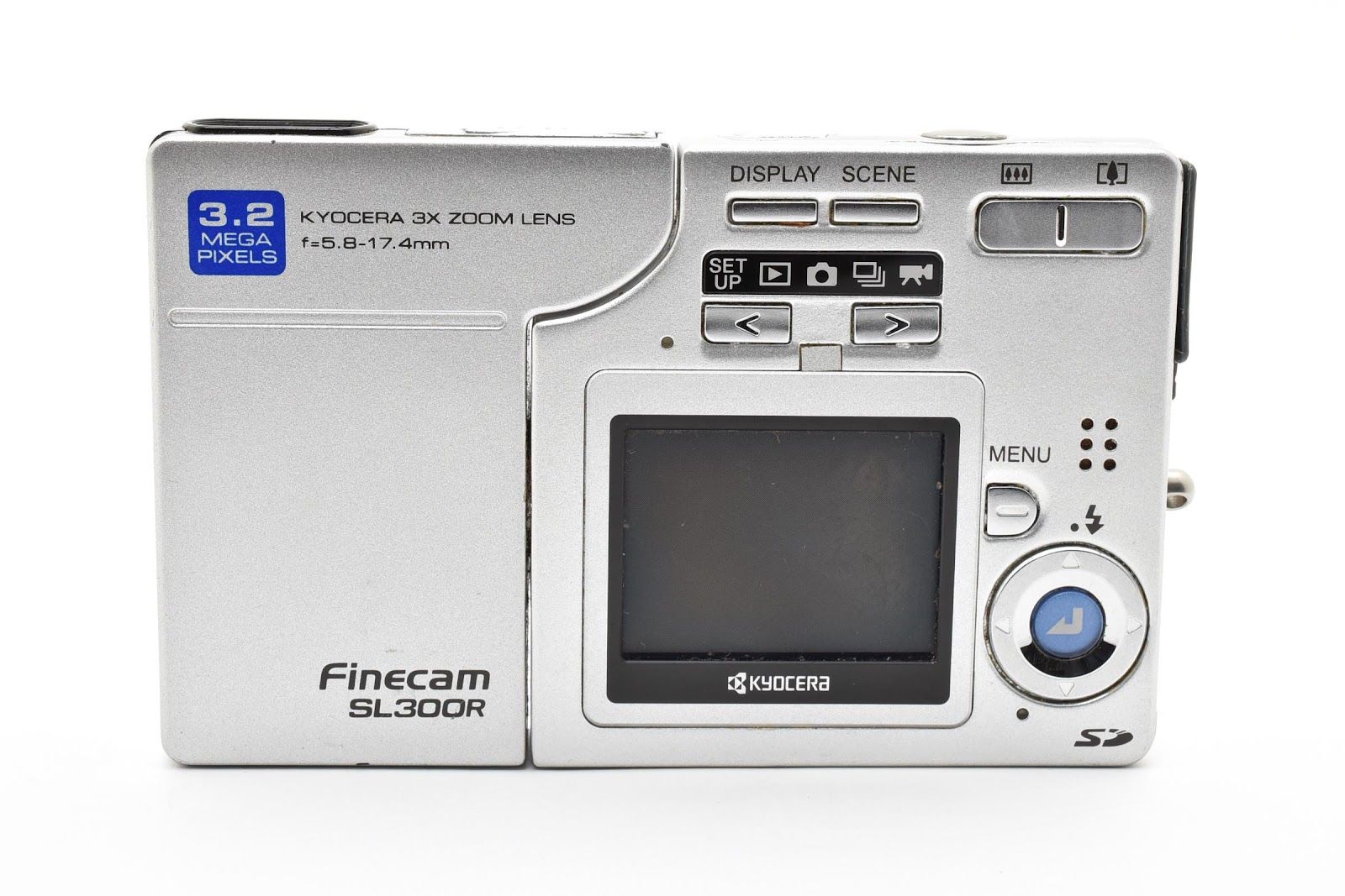☆訳あり品大特価☆ 京セラ KYOCERA FINECAM SL300R シルバー デジタル