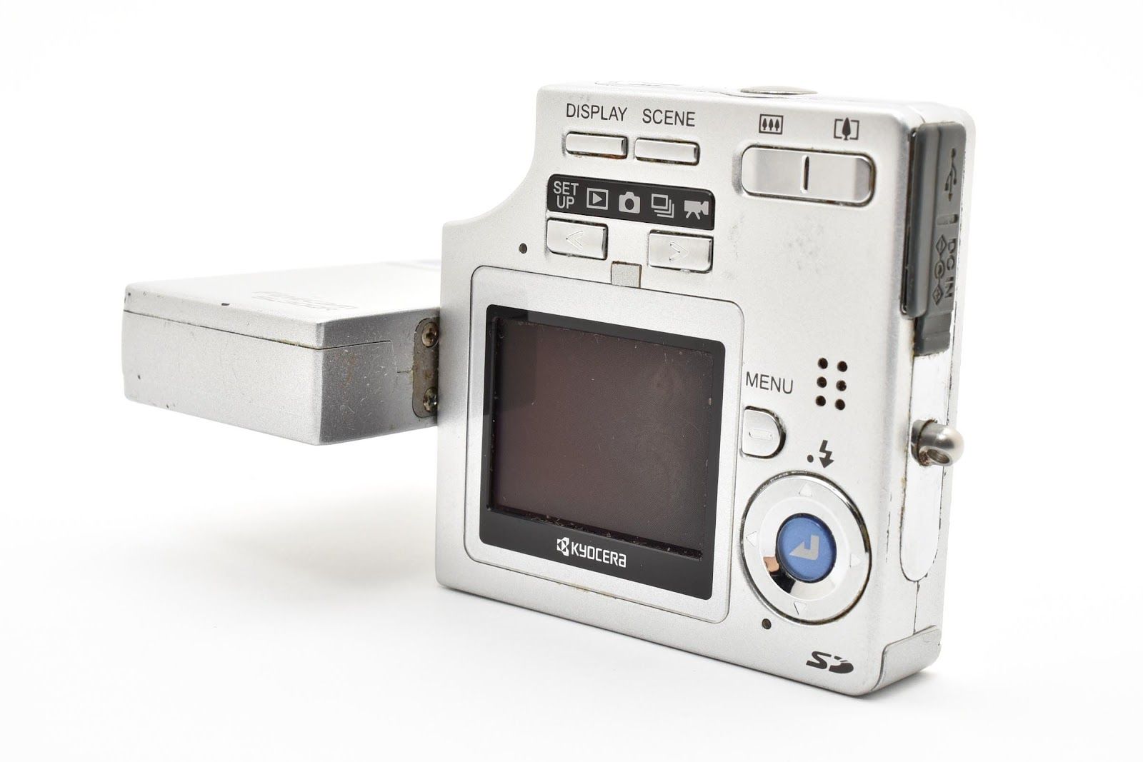 ☆訳あり品大特価☆ 京セラ KYOCERA FINECAM SL300R シルバー デジタル