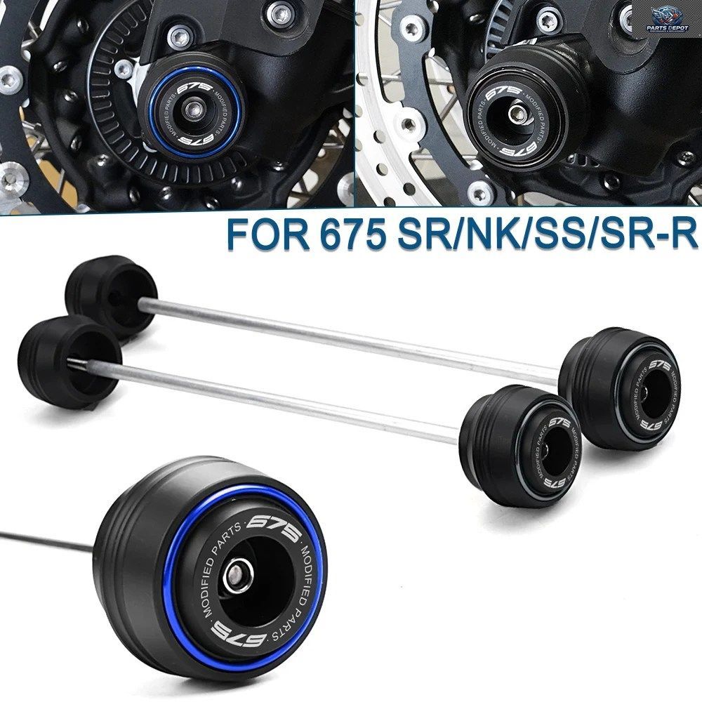 CFMOTO 675SR 675SR-R 675SS CF 675 NK SR SR-R SS オートバイ用フロント/リアホイールフォークアクスルクラッシュプロテクターパッド