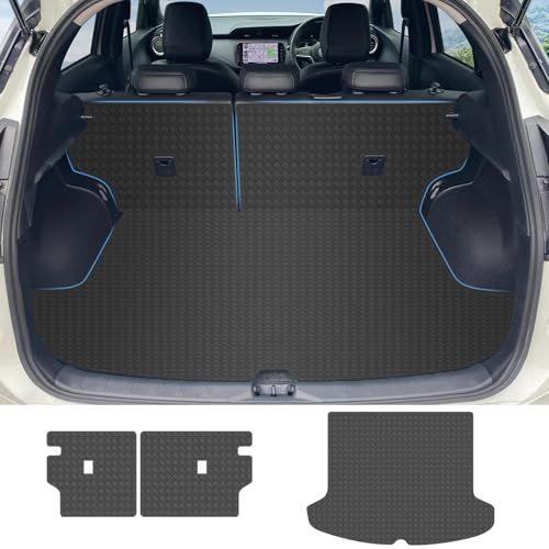 YORKNEIC キックス P15型 ラゲッジマット 2020年から現行 背もたれカバー 車種専用 シートバックカバー バックマット トランクマット 合成革材質 カーゴマット 耐汚れ 防水 ブラックts 0069cac0