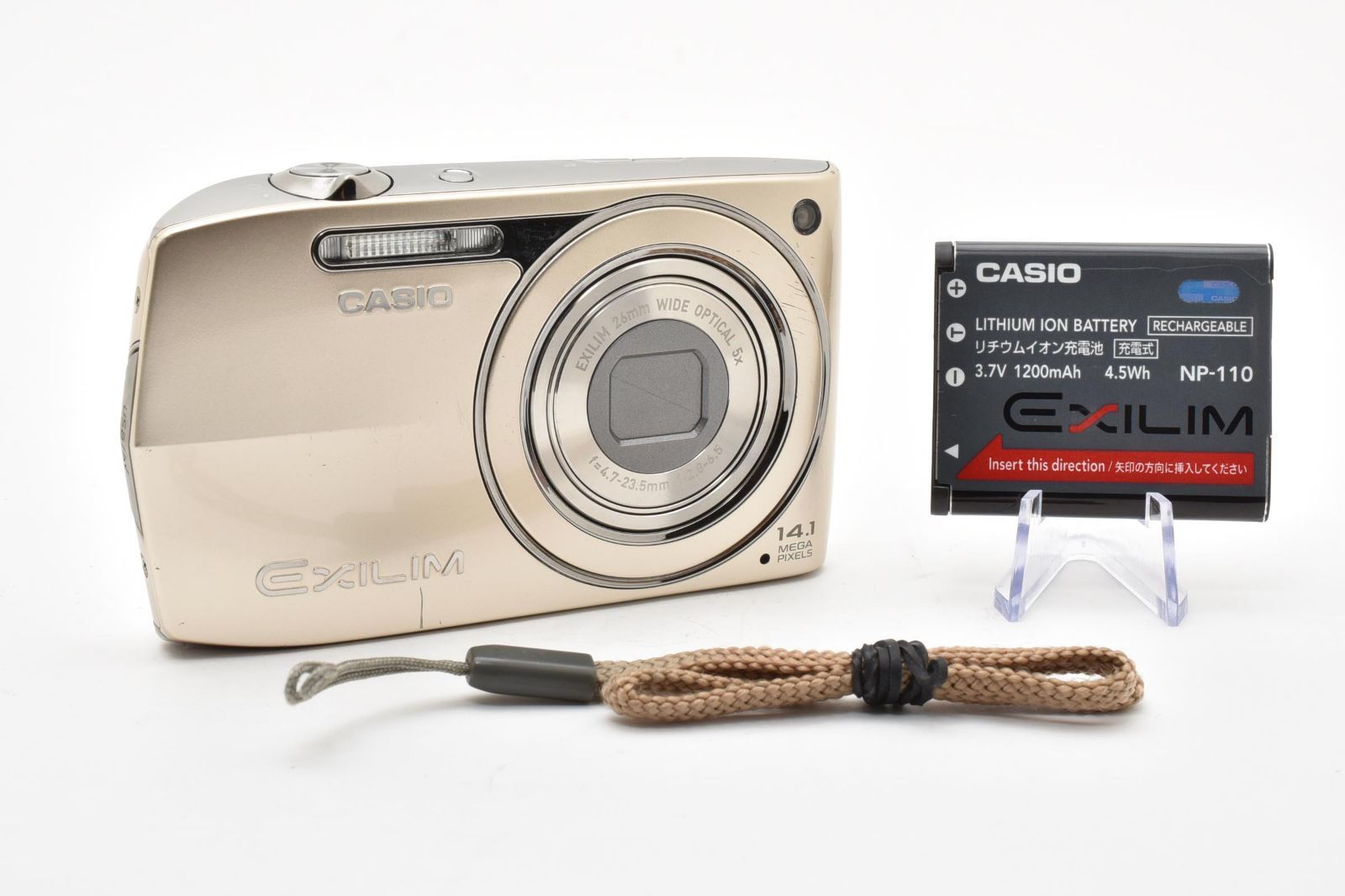 6876 【並品】 Casio Exilim Ex-Z2300 Compact Digital Camera 動作確認済 コンパクトデジタルカメラ