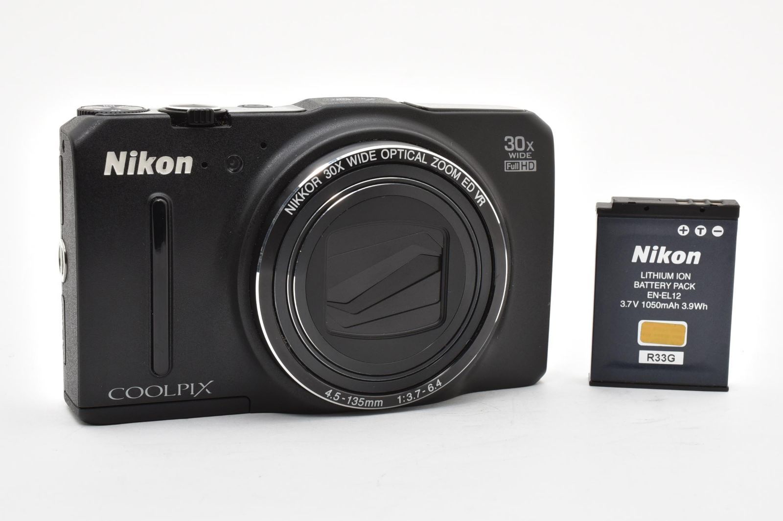 6878 【並品】 Nikon Coolpix S9700 Compact Digital Camera 動作確認済 ニコン コンパクトデジタルカメラ
