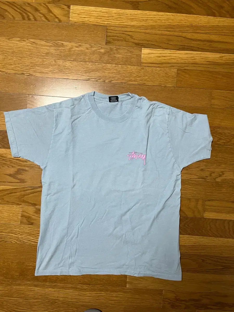STUSSY ステューシー 半袖 large₍ラージ) スカイブルー