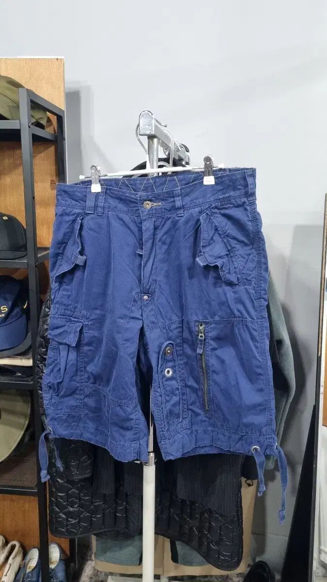 Polo Ralph Lauren (90s 斗山) ヴィンテージ カーゴ ハーフパンツ 34