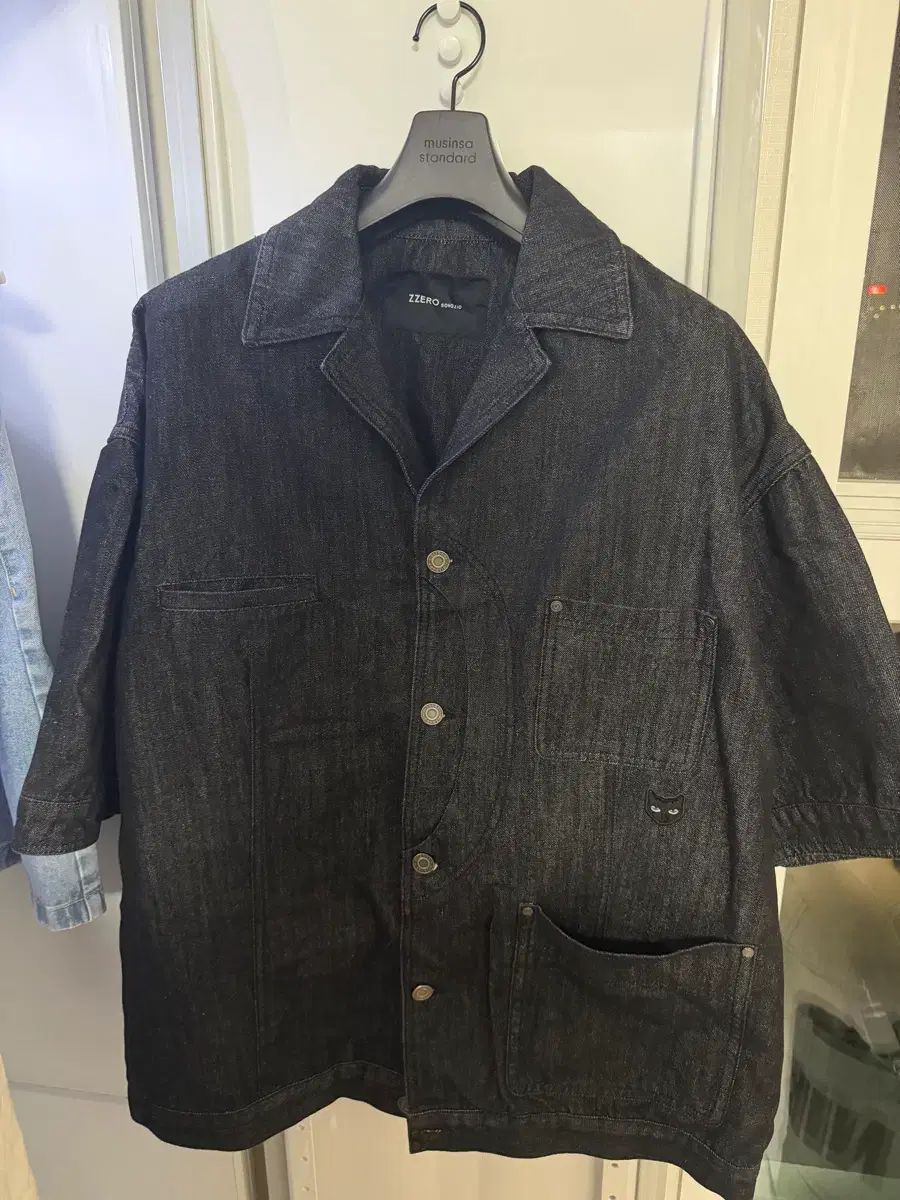 SONGZIO HOMME(ソンジオ・オム) ZZERO SONGZIO 半袖 デニムシャツ XL