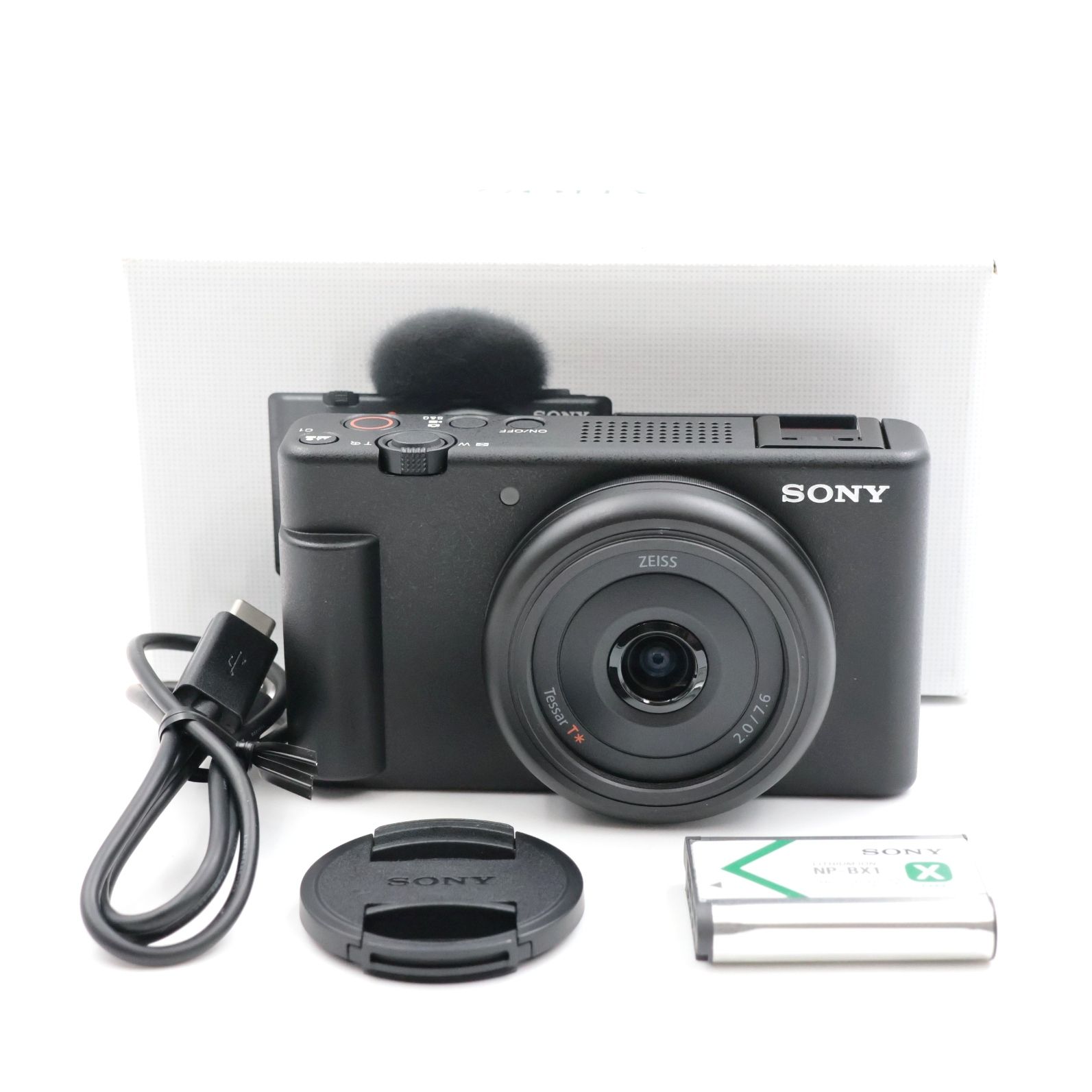 ■新品同様■ SONY VLOGCAM ZV-1F ブラック コンパクトデジタルカメラ ソニー