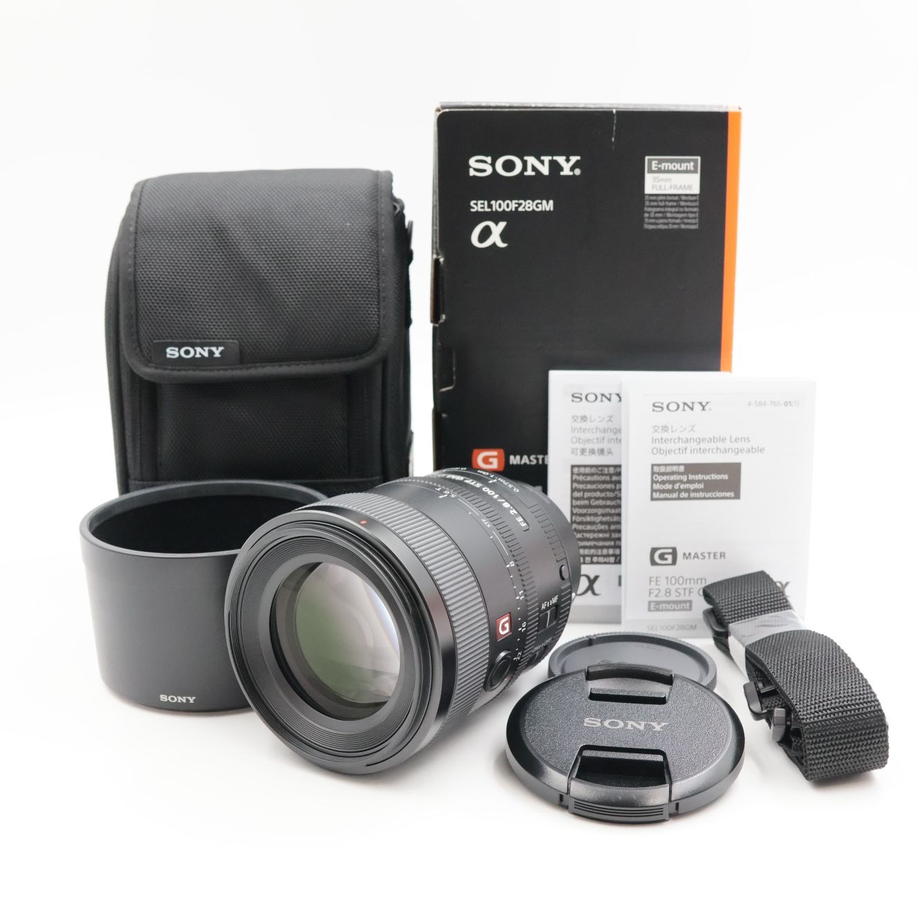 ■新品同様■ SONY FE 100mm F2.8 STF GM OSS G Master 望遠単焦点レンズ SEL100F28GM ソニー