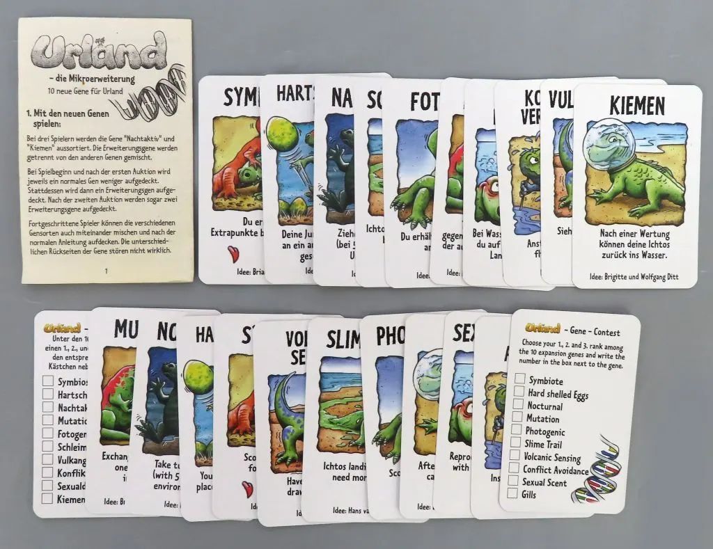 [Used] Board Game Ulland Micro Expansion Multilingual Edition (Urland: Die Mikroerweiterung/ The Microexpansion)