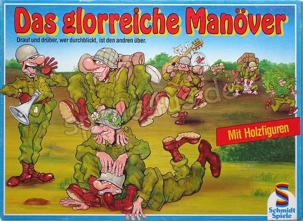 [Used] Board Game Glorious Exercise German Version (Das Glorreiche Manover)