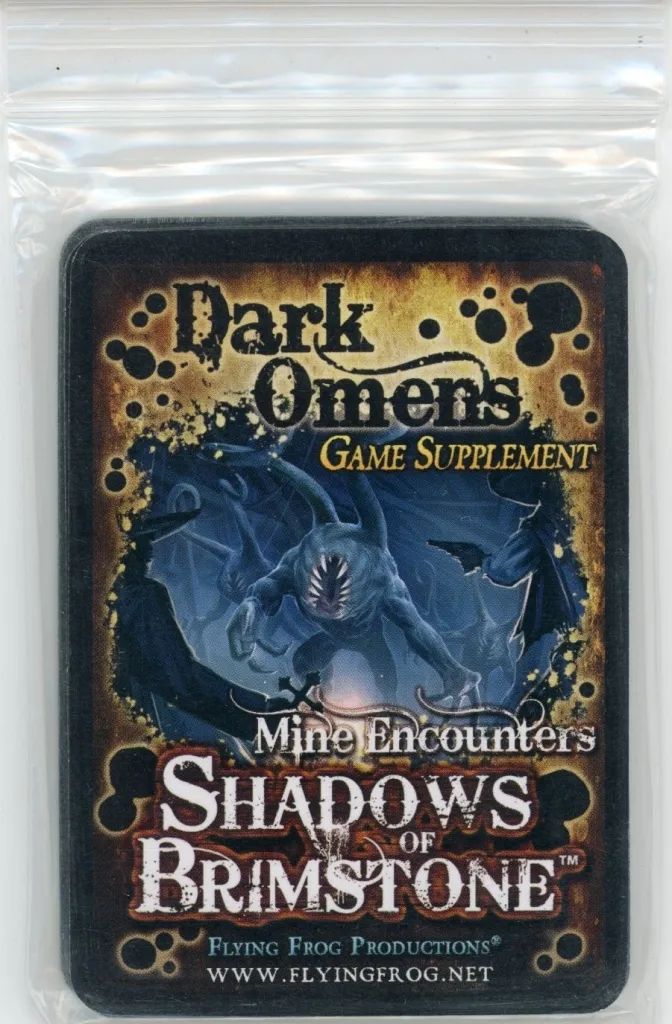 [Used] Board Game Shadows of Brimstone: Dark Omens Game Supplement English Version (Shadows of Brimstone: Dark Omens Game Remains)