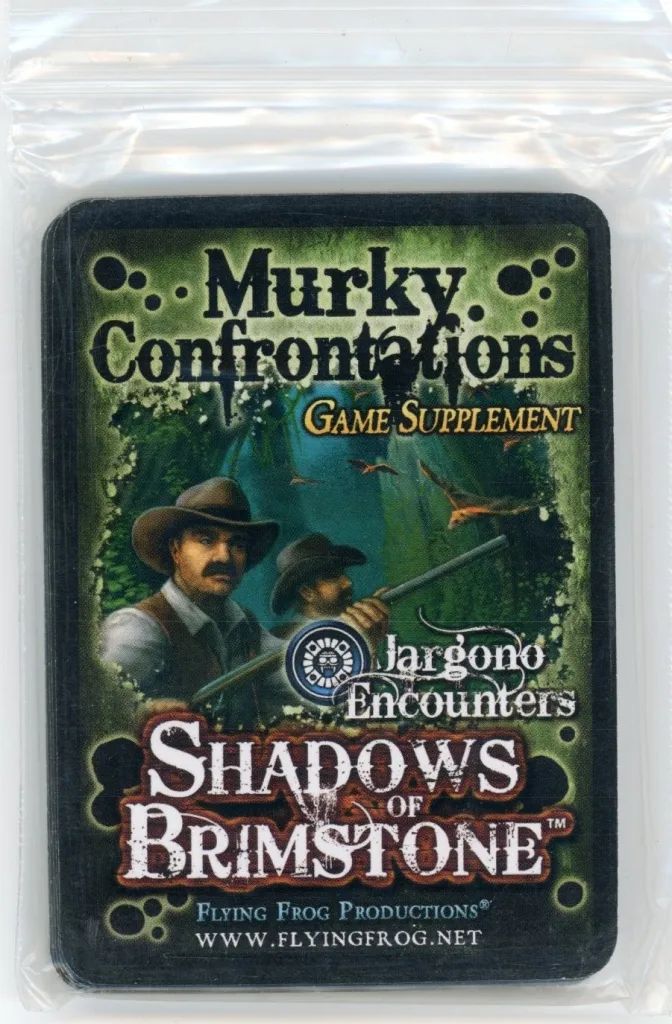 [Used] Board Game Shadows of Brimstone: Marky Confrontations Game Supplement English Version (Shadows of Brimstone: Murky Confrontations Game Confrontations)