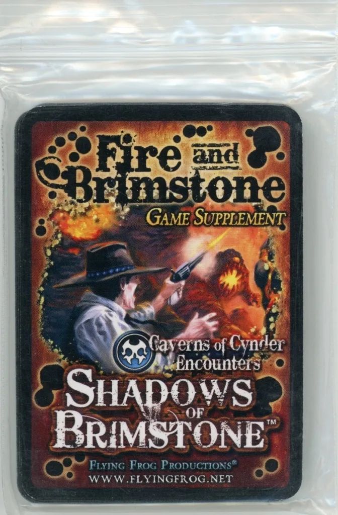 [Used] Board Game Shadows of Brimstone: Fire and Brimstone Game Supplement English Version (Shadows of Brimstone: Fire and Brimstone Game Supplements)