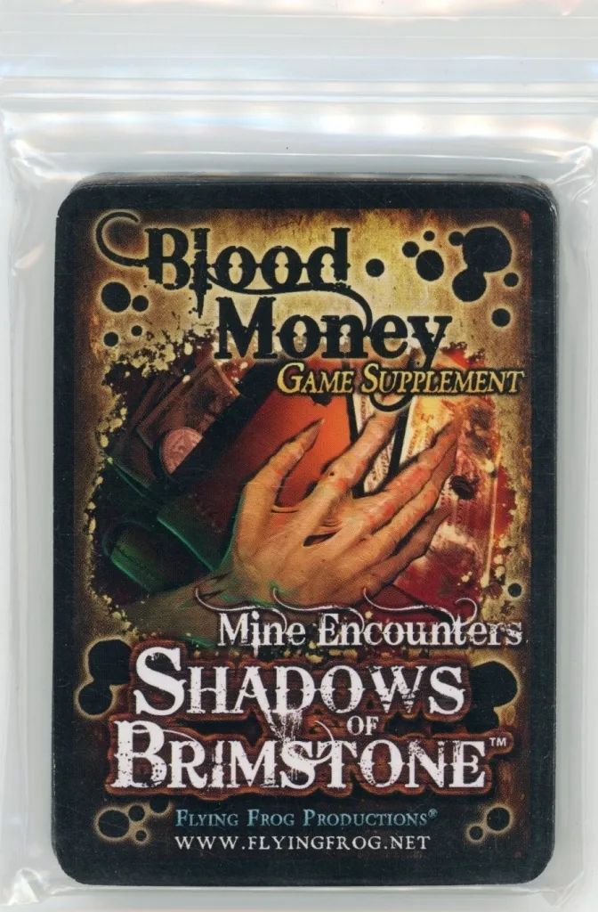 [Used] Board Game Shadows of Brimstone: Blood Money Game Supplement English Version (Shadows of Brimstone: Blood Money Game Supplements)