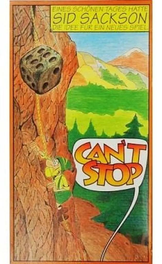 [Used] Board Game Can't Stop 1998 German Version (Can't Stop)