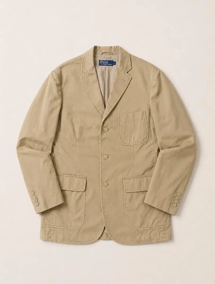 Polo ポロ ラルフローレン Classic ベイジ チノ ブレーザー ジャケット