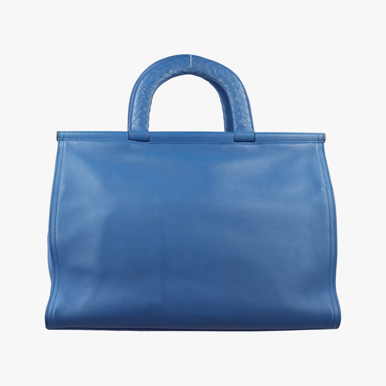 ボッテガヴェネタBottega Venetaイントレチャート ブルー ラムスキン B02630101S