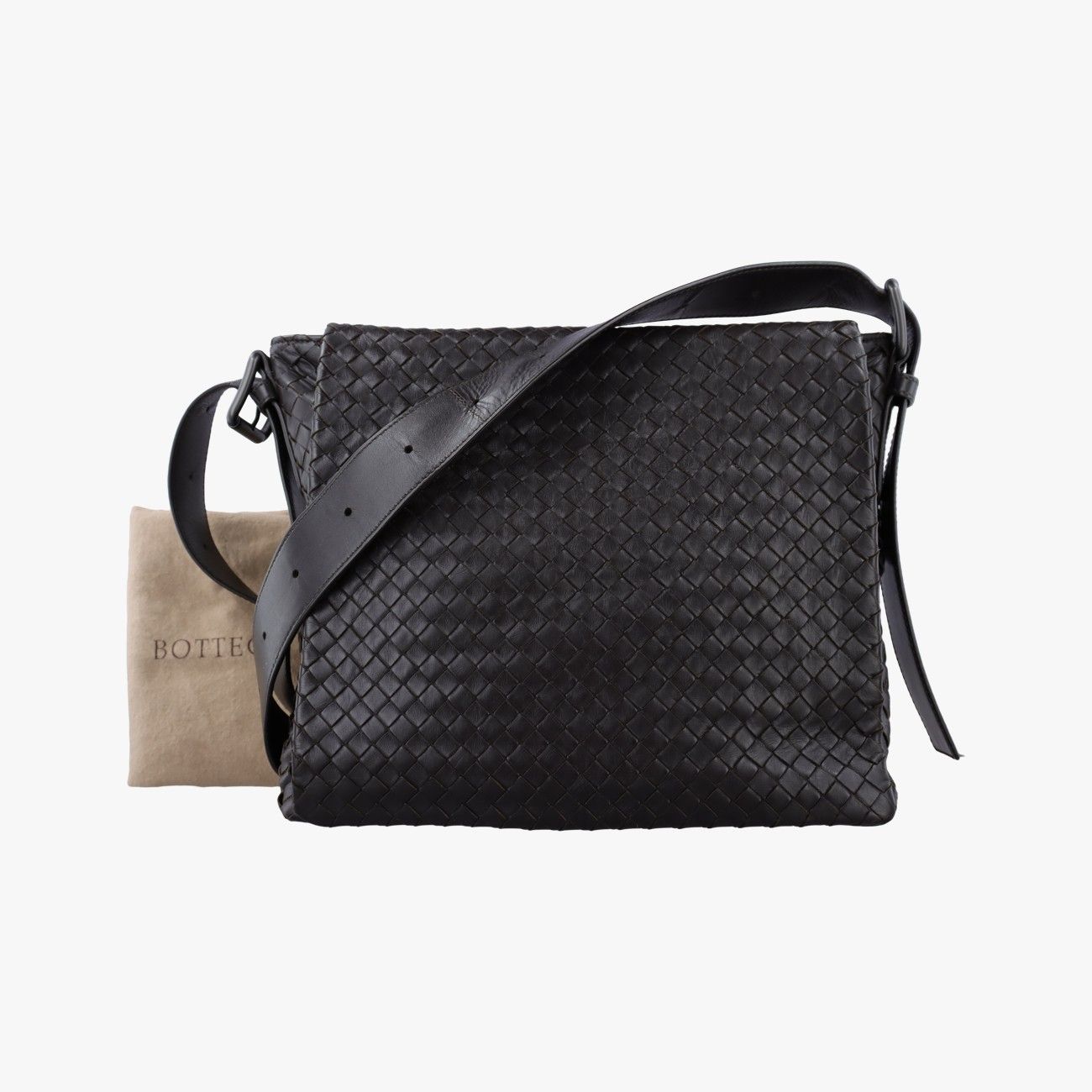 ボッテガヴェネタBottega Venetaイントレチャート ブラウン ラムスキン B00659442V