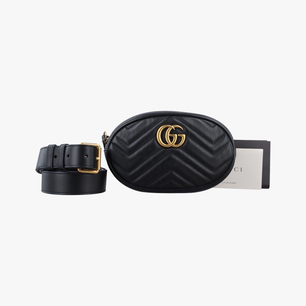 グッチGucciGGマーモント ブラック レザー 476434 D025024760