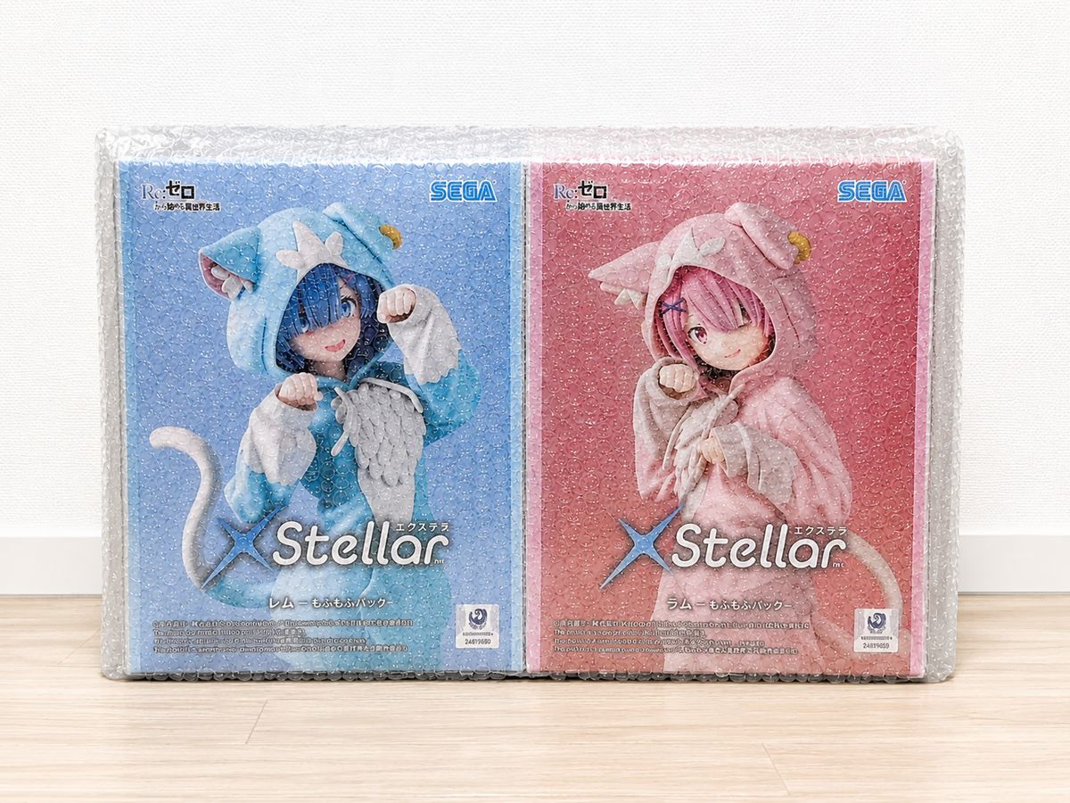 (未開封) セガ ステラー ウール もふもふ レム&ラム セット