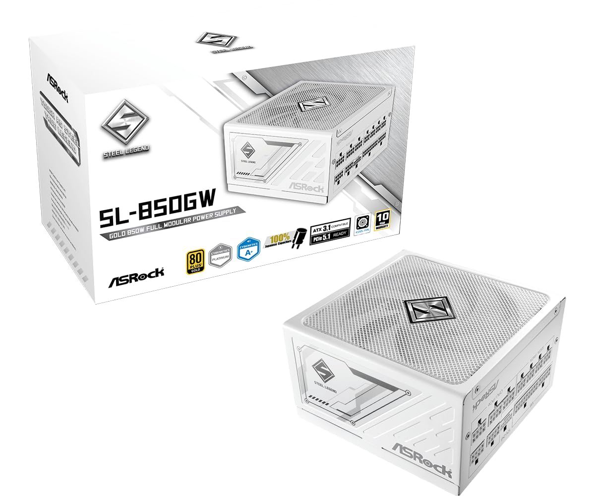 【新品】ASRockSteel Legend 次世代GPU対応PC電源ユニット850WPCIe5.1対応80PLUS GOLDATX 3.1フルモジュラー 12V-2x6 ケーブル付属SL-850GW 83abf0e3 【新品】ASRockSteel Legend 次世代GPU対応PC電源ユニット850WPCIe5.1対応80PLUS GOLDATX 3.1フルモジュラー 12V-2x6 ケーブル付属SL-850GW 83abf0e3