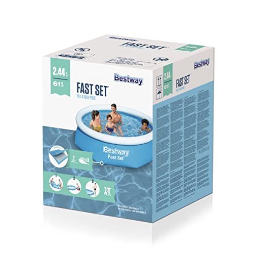 【新品】Bestway ファストセット プール 244cm × 61cm ラウンドインフレータブルプール 57448 3c5036bf 【新品】Bestway ファストセット プール 244cm × 61cm ラウンドインフレータブルプール 57448 3c5036bf