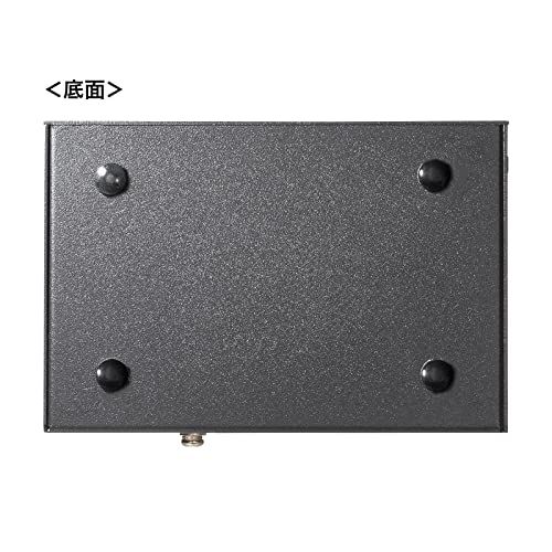 【新品】サンワサプライ スイッチングハブ ギガビット対応 PoE+ 5ポート 4ポート給電 IEEE802.3at 1ポート最大30W 合計60W 金属筐体 ファンレス LAN-GIGAPOE52 df29cad5