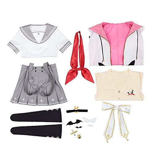 【新品】[milky time] にじさんじ 夜見れな コスプレ バーチャル ハロウィン VTuber JK 制服 c8a4cc87