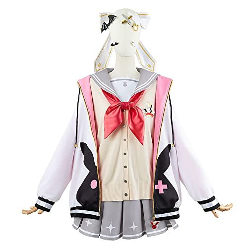 【新品】[milky time] にじさんじ 夜見れな コスプレ バーチャル ハロウィン VTuber JK 制服 c8a4cc87