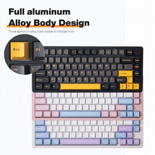 【新品】GK GAMAKAY TK75PRO 75% アルミ 筐体 キーボード KTT Hyacinth Switch プログラマブル ガスケットマウント 81キー 2.4GHz/BT5.0/USB-C ホットスワップ対応 NKRO RGB 8d3023ec 【新品】GK GAMAKAY TK75PRO 75% アルミ 筐体 キーボード KTT Hyacinth Switch プログラマブル ガスケットマウント 81キー 2.4GHz/BT5.0/USB-C ホットスワップ対応 NKRO RGB 8d3023ec