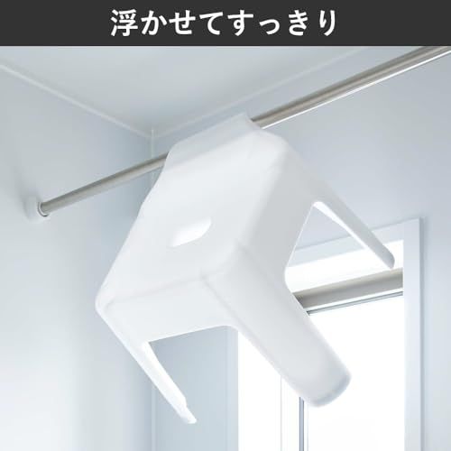 山崎実業 タワーシリーズ tower 引っ掛け風呂イス 30cm + マグネット湯おけ 2点セット ブラック バスチェア 風呂 椅子 おしゃれ 【モノギャラリー限定クリアファイル付】/ 7a30ae9d