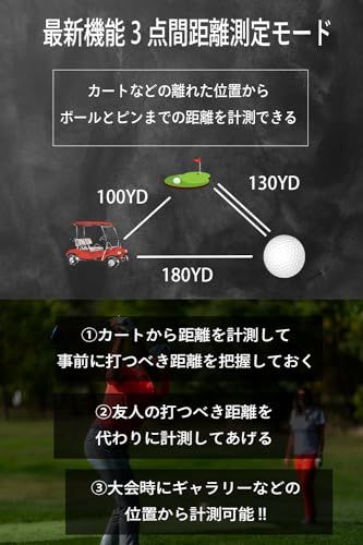 NINJOR GOLF ゴルフ レーザー 距離計 NJ MINIシリーズ コンパクトサイズ 122ｇ ゴルフ距離測定器/ 4bb780c3