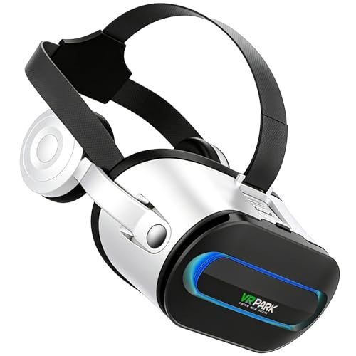 LIUBO vrゴーグル【Bluetooth イヤホン一体型】 スマホ用 4.7~6.5 インチ対応 iPhone&Android 近視対応 視度調整可 1080P フル HD 120° 超広角視野 フィット感 装着快適 通気性良好蒸れない 没入感 3D mt