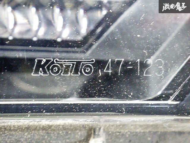 トヨタ 純正 ZVW60 ZVW65 MXWH60 プリウス LED ヘッドライト ヘッドランプ レンズ 右 右側 運転席側 KOITO 47-123 打刻 X