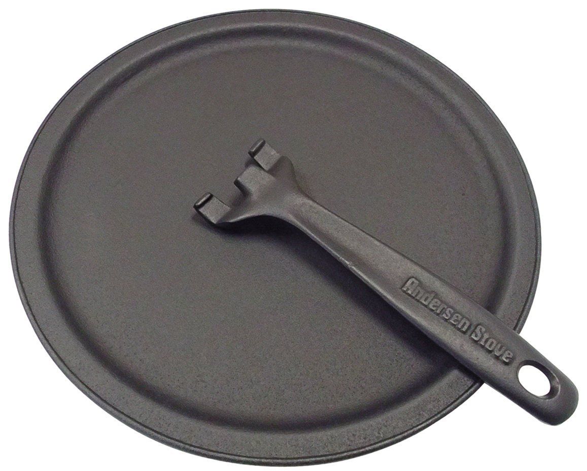 【AndersenStove】ピザパン + ハンドル セット 南部鉄器 岩鋳 ［薪ストーブ/ピザ］Ju