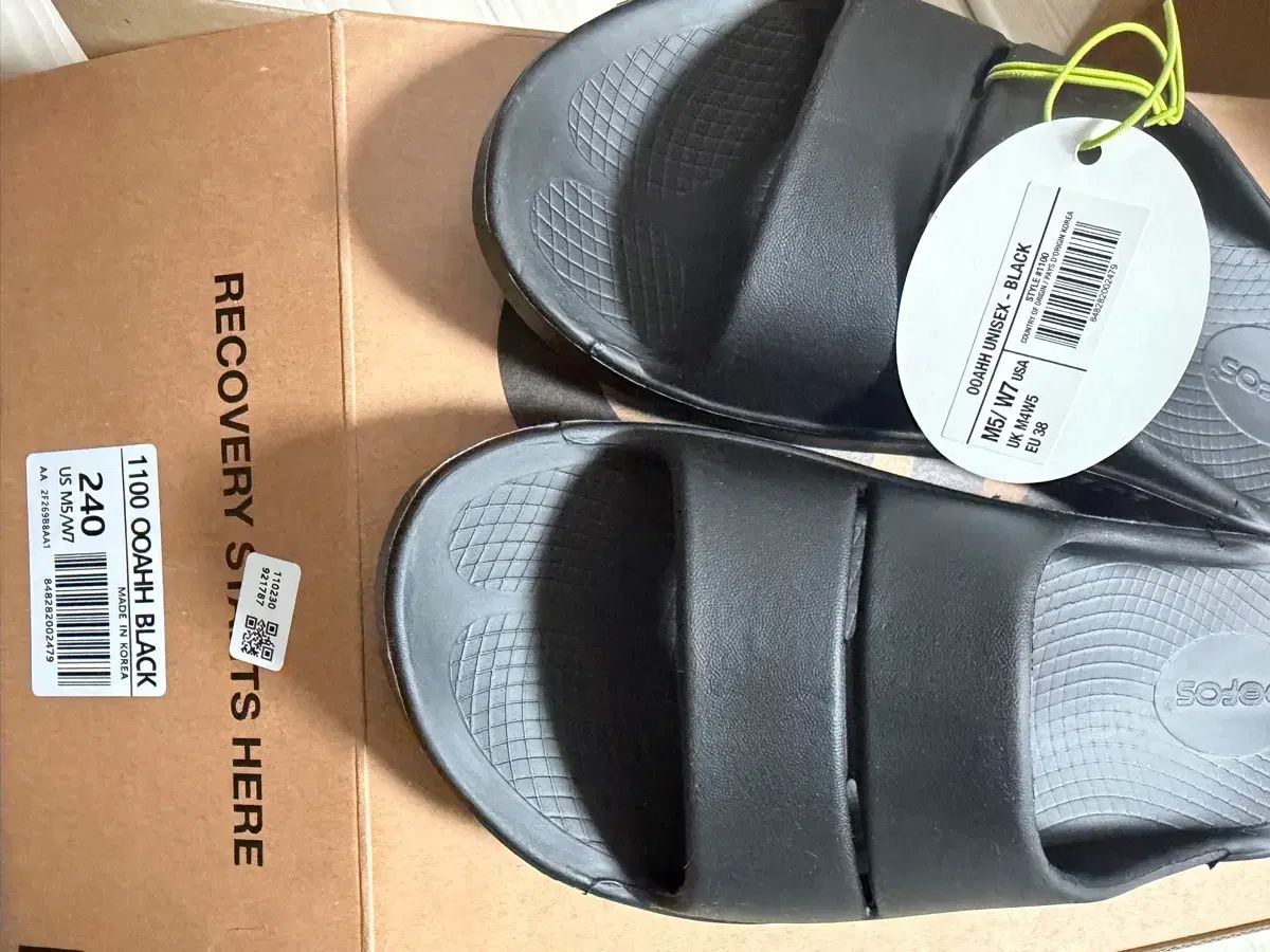 OOFOS ウーフォス スライド 240 ブラック