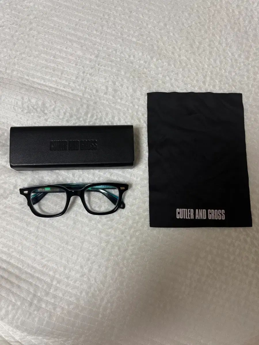 49 CUTLER AND GROS(カトラー アンド グロス) 9521 Teal on Black Starship Square スタシ メガネ