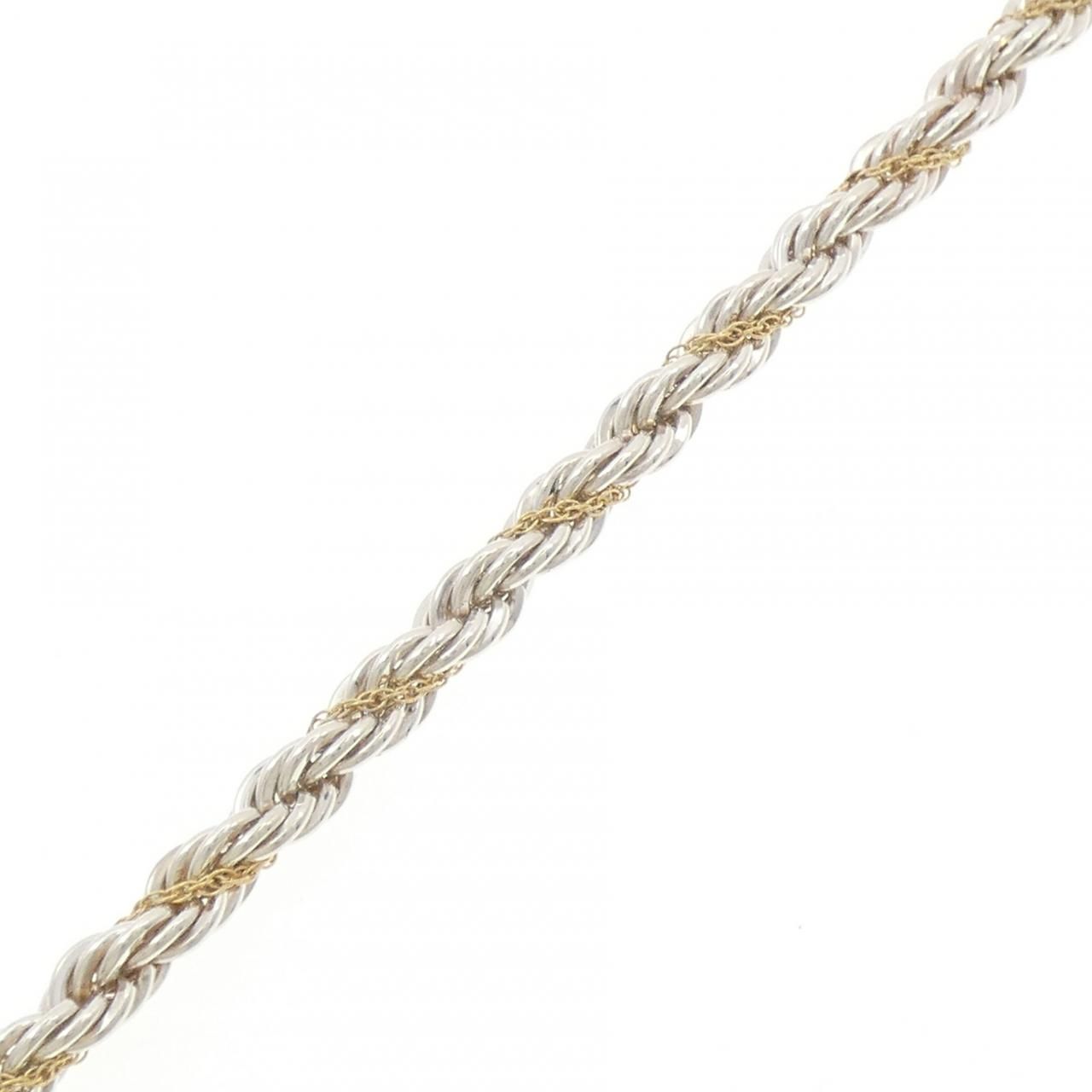 ティファニー 925/750YG ブレスレット