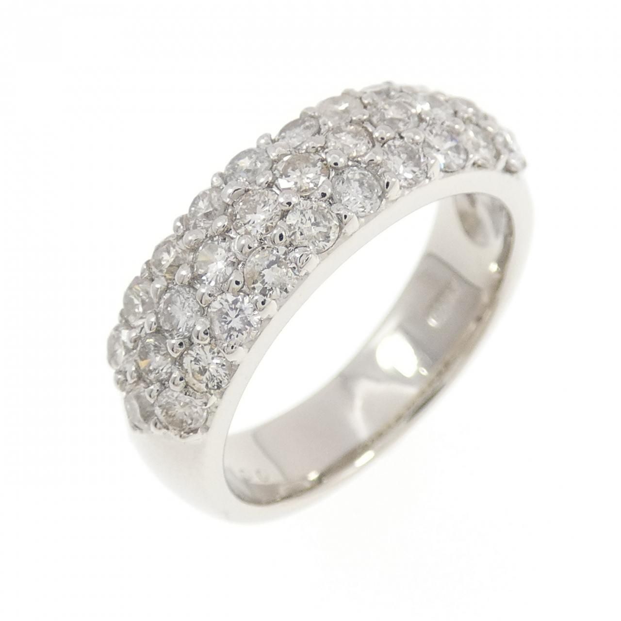 PT900 パヴェ ダイヤモンド リング 1.00CT