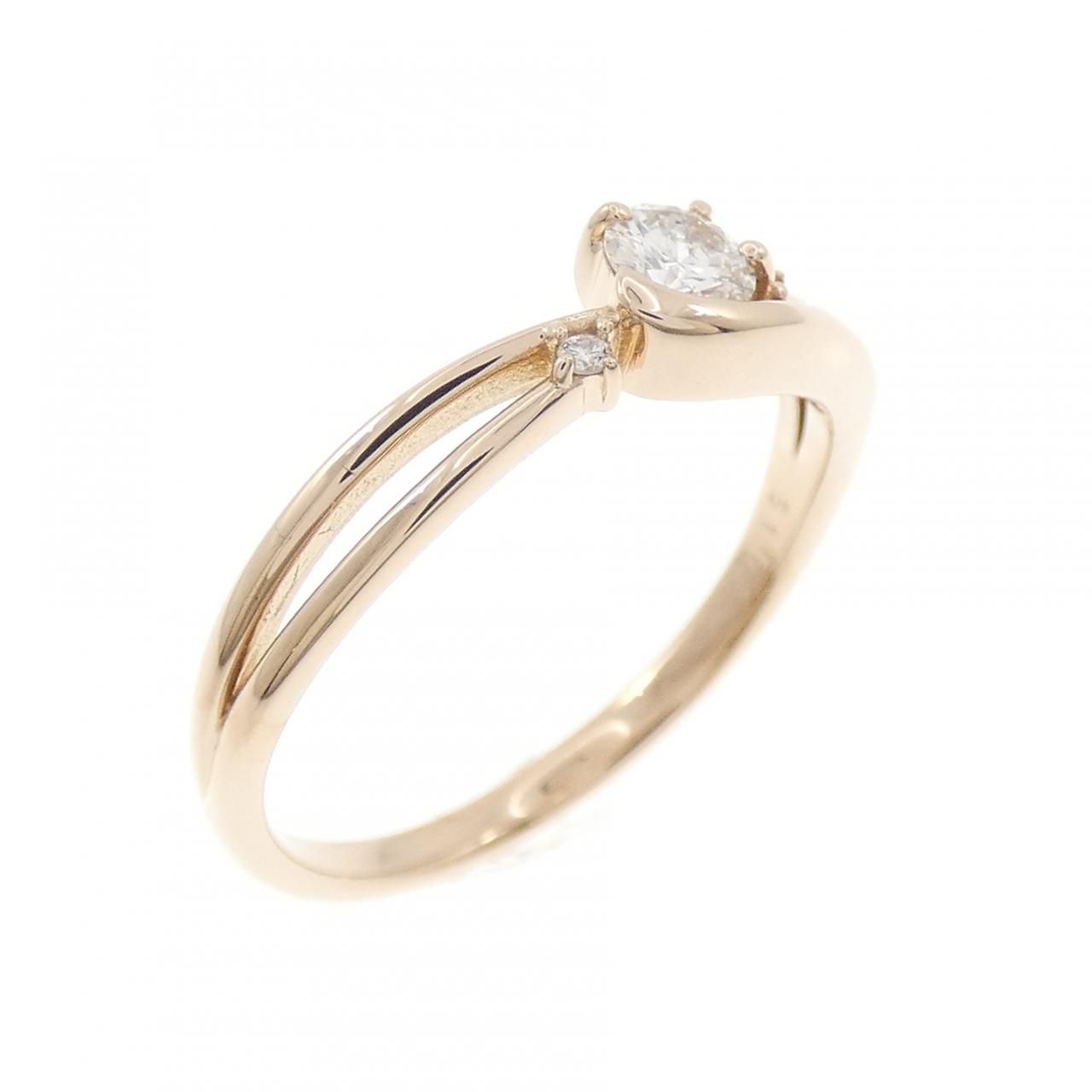 K18PG ダイヤモンド リング 0.16CT 55,330円