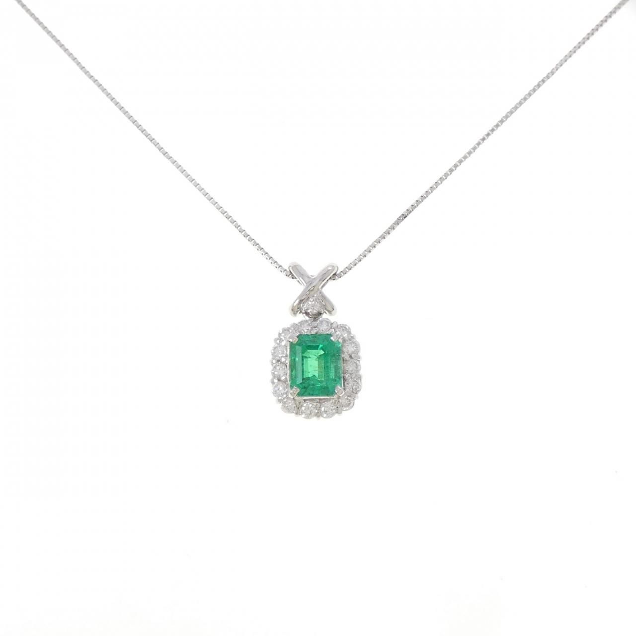 PT900/PT850 エメラルド ネックレス 1.37CT 215,300円