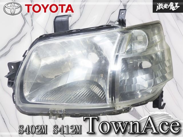 ★割れ無し/装着OK★トヨタ 純正 S402M S412M タウンエース ライトエース ハロゲン ヘッドライト 左 左側 助手席側 刻印:A ICHIKOH 1819