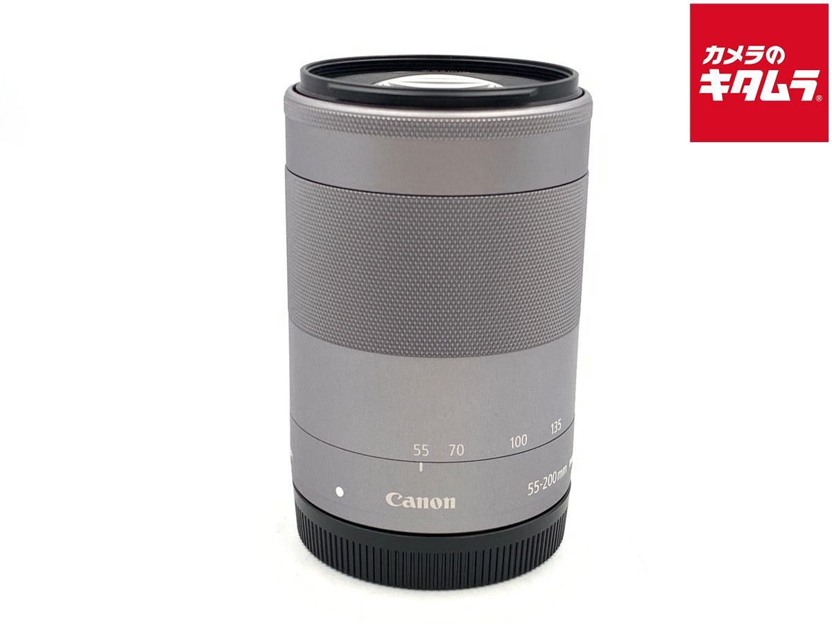 【中古】 【良品】 キヤノン EF-M55-200mm F4.5-6.3 IS STM シルバー