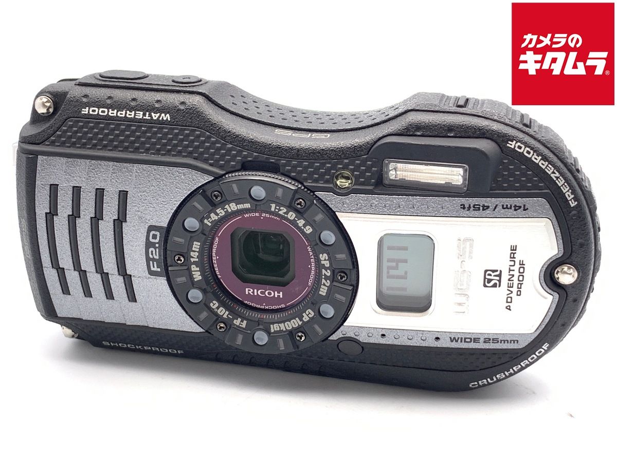 【中古】 【難あり品】 リコー WG-5 GPS ガンメタリック