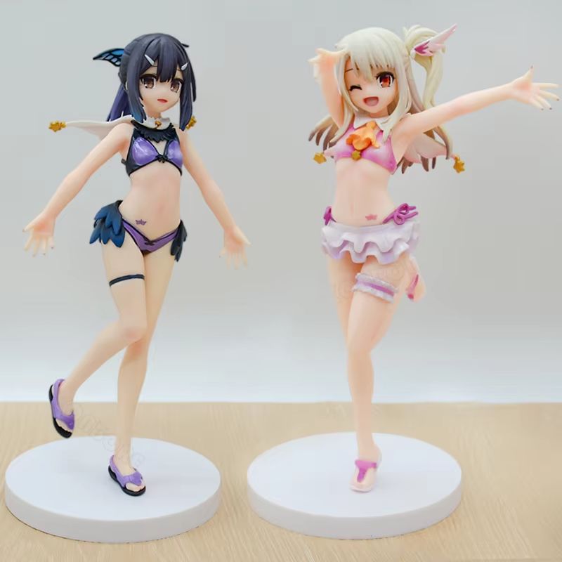 美品】Fate プリズマ☆イリヤ イリヤ＆美遊 水着Ver. 2体セット 1/7